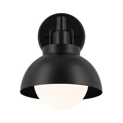 Kichler - Wandleuchte NIVA 1xE27/40W/230V schwarz