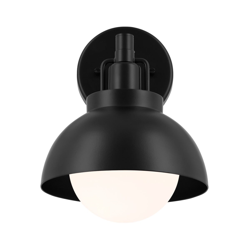 Kichler - Wandleuchte NIVA 1xE27/40W/230V schwarz