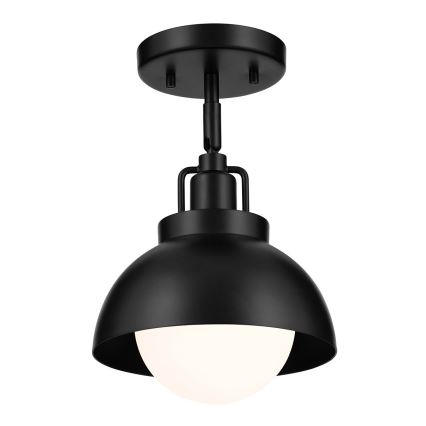 Kichler - Wandleuchte NIVA 1xE27/40W/230V schwarz