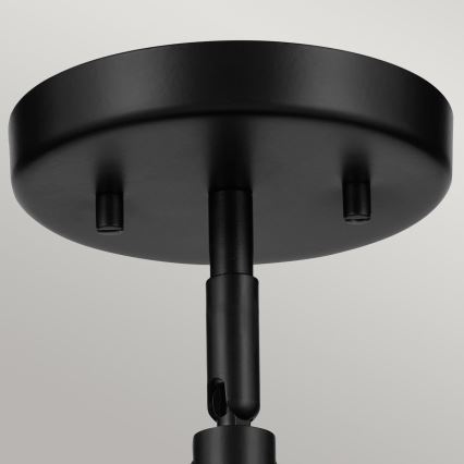 Kichler - Wandleuchte NIVA 1xE27/40W/230V schwarz