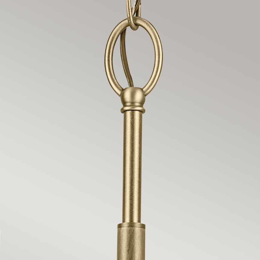 Kichler - Hängeleuchte an Kette WINSLOW 3xE27/60W/230V d 45,8 cm Messing