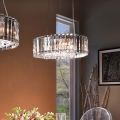 Kichler - LED-Badezimmer-Hängeleuchte CRYSTAL SKYE 8xG9/3W/230V IP44