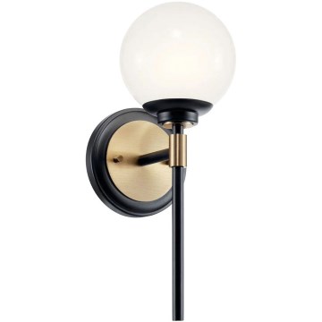 Kichler - LED-Badezimmer-Wandleuchte BENNO 2x G9/3W/230V goldfarben IP44