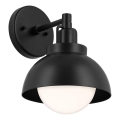 Kichler - Wandleuchte NIVA 1xE27/40W/230V schwarz