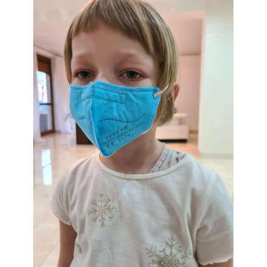 Kinder-Atemschutzmaske FFP2 NR Kids blau 100St.