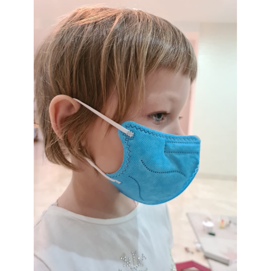 Kinder-Atemschutzmaske FFP2 NR Kids blau 50St.