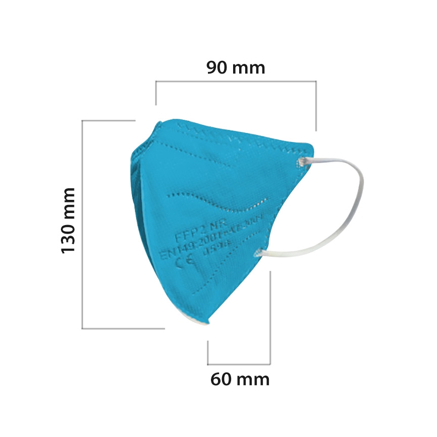 Kinder-Atemschutzmaske FFP2 NR Kids blau 50St.