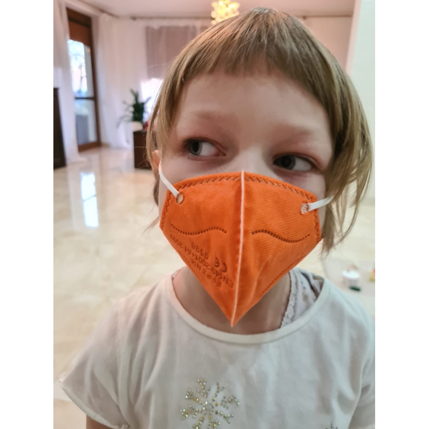 Kinder-Atemschutzmaske FFP2 NR Kinder orange 50 Stk.