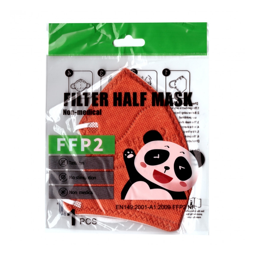 Kinder-Atemschutzmaske FFP2 NR Kinder orange 50 Stk.