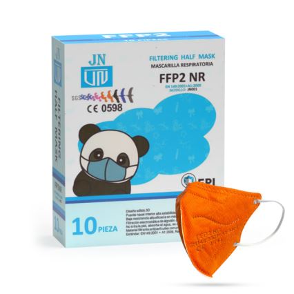 Kinder-Atemschutzmaske FFP2 NR Kinder orange 50 Stk.