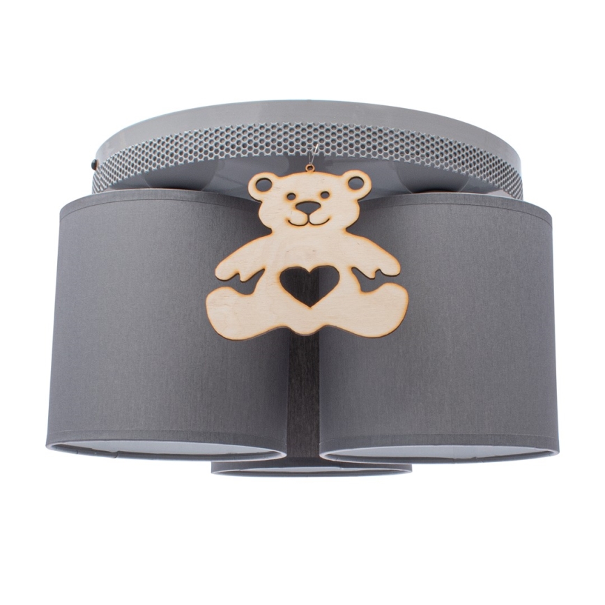Kinder Deckenleuchte BEAR 3xE27/60W/230V