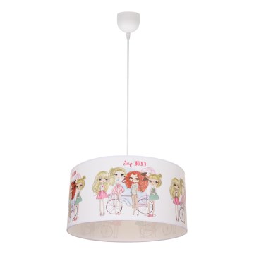 Kinder-Deckenleuchte GIRLS VIBES 1xE27/60W/230V Ø 40 cm für Mädchen