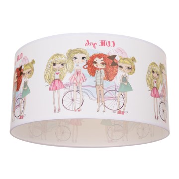 Kinder-Deckenleuchte GIRLS VIBES 1xE27/60W/230V Ø 40 cm für Mädchen