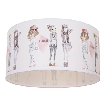 Kinder-Deckenleuchte GIRLS VIBES 1xE27/60W/230V Ø 40 cm für Mädchen