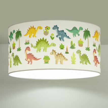 Kinder-Deckenleuchte KIDS ROOM 1xE27/60W/230V Ø 40 cm Dinosaurier