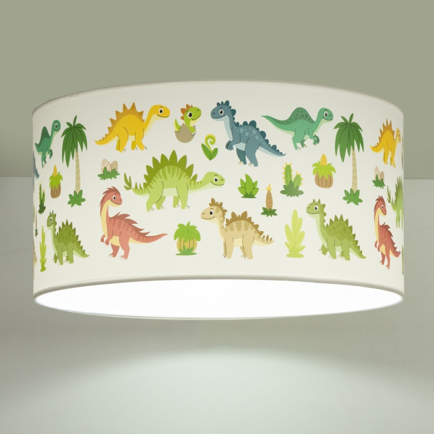 Kinder-Deckenleuchte KIDS ROOM 1xE27/60W/230V Ø 40 cm Dinosaurier