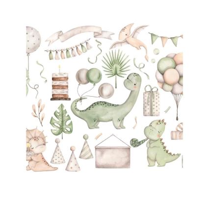 Kinder-Deckenleuchte KIDS ROOM 1xE27/60W/230V Ø 40 cm Dinosaurier