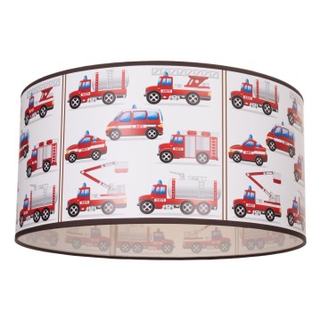 Kinder-Deckenleuchte KIDS ROOM, 1xE27/60W/230V, Ø 40 cm, Feuerwehr-Motiv