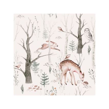 Kinder-Deckenleuchte KIDS ROOM 1xE27/60W/230V Ø 40 cm, mit niedlichen Tiermotiven