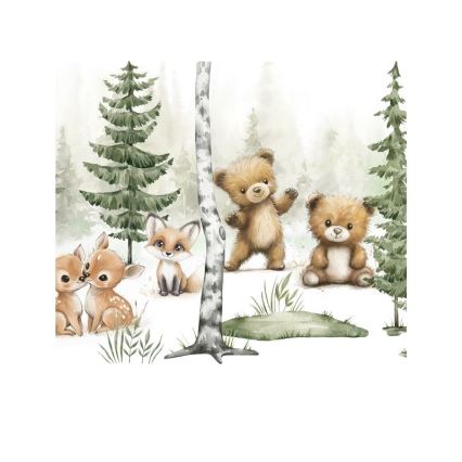 Kinder-Deckenleuchte KIDS ROOM 1xE27/60W/230V Ø 40 cm – mit Tiermotiven