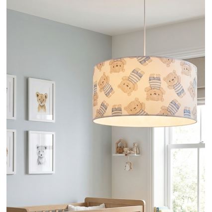 Kinder-Deckenleuchte KIDS ROOM 1xE27/60W/230V Ø 40 cm Teddybär