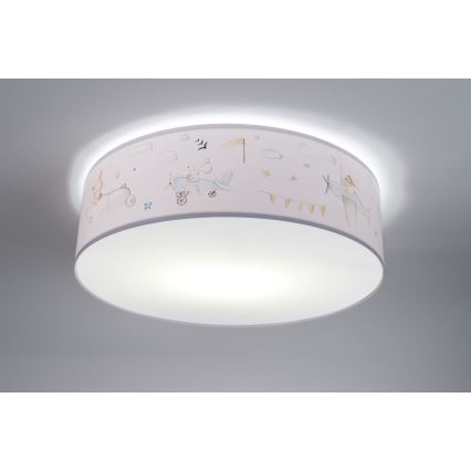 Kinder-Deckenleuchte SWEET DREAMS 2xE27/60W/230V d 40 cm