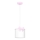 Kinder-Hängeleuchte SWEET 1xE27/15W/230V weiß/rosa/Schleife