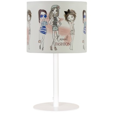 Kinder-Tischlampe GIRLS VIBES 1xE27/60W/230V Ø 18 cm für Mädchen