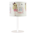 Kinder-Tischlampe GIRLS VIBES 1xE27/60W/230V Ø 18 cm Ich liebe Mode