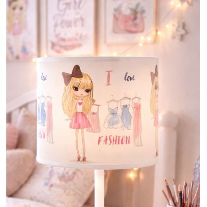 Kinder-Tischlampe GIRLS VIBES 1xE27/60W/230V Ø 18 cm Ich liebe Mode