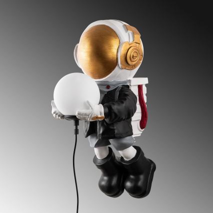 Kinder-Wandleuchte ASTRONAUT 1xE14/40W/230V kupferfarben