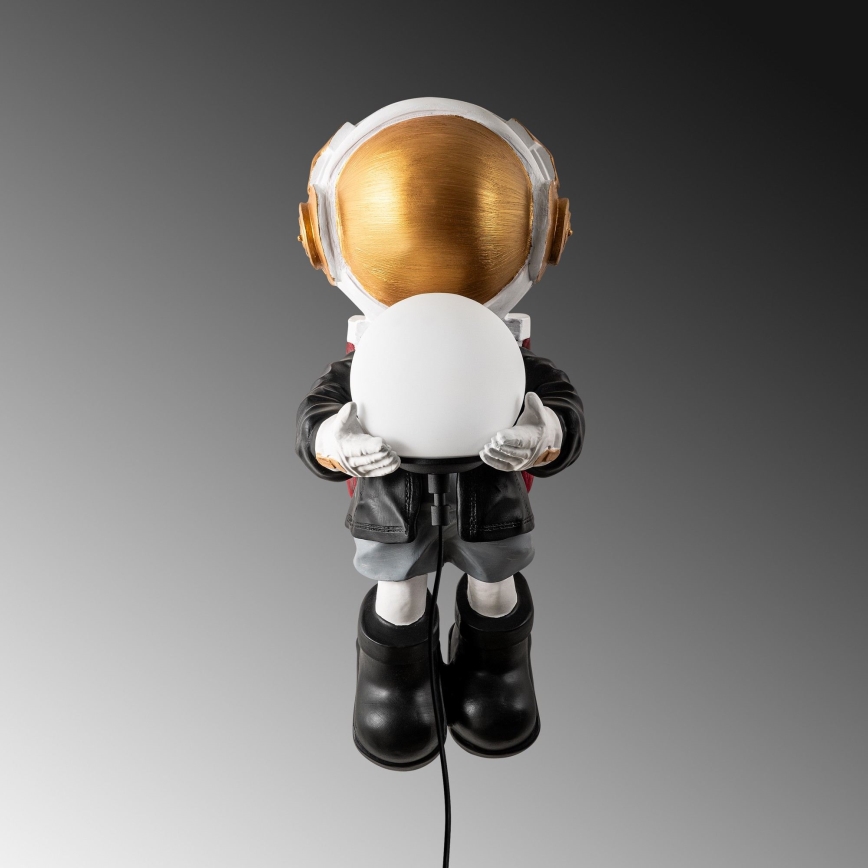 Kinder-Wandleuchte ASTRONAUT 1xE14/40W/230V kupferfarben