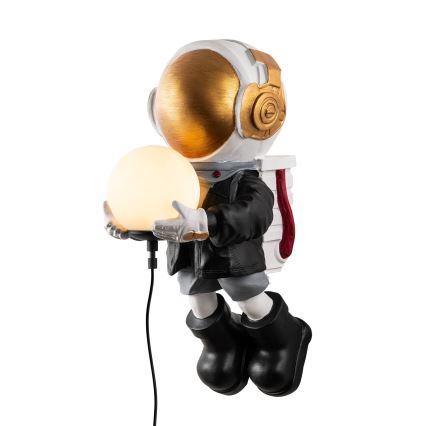 Kinder-Wandleuchte ASTRONAUT 1xE14/40W/230V kupferfarben