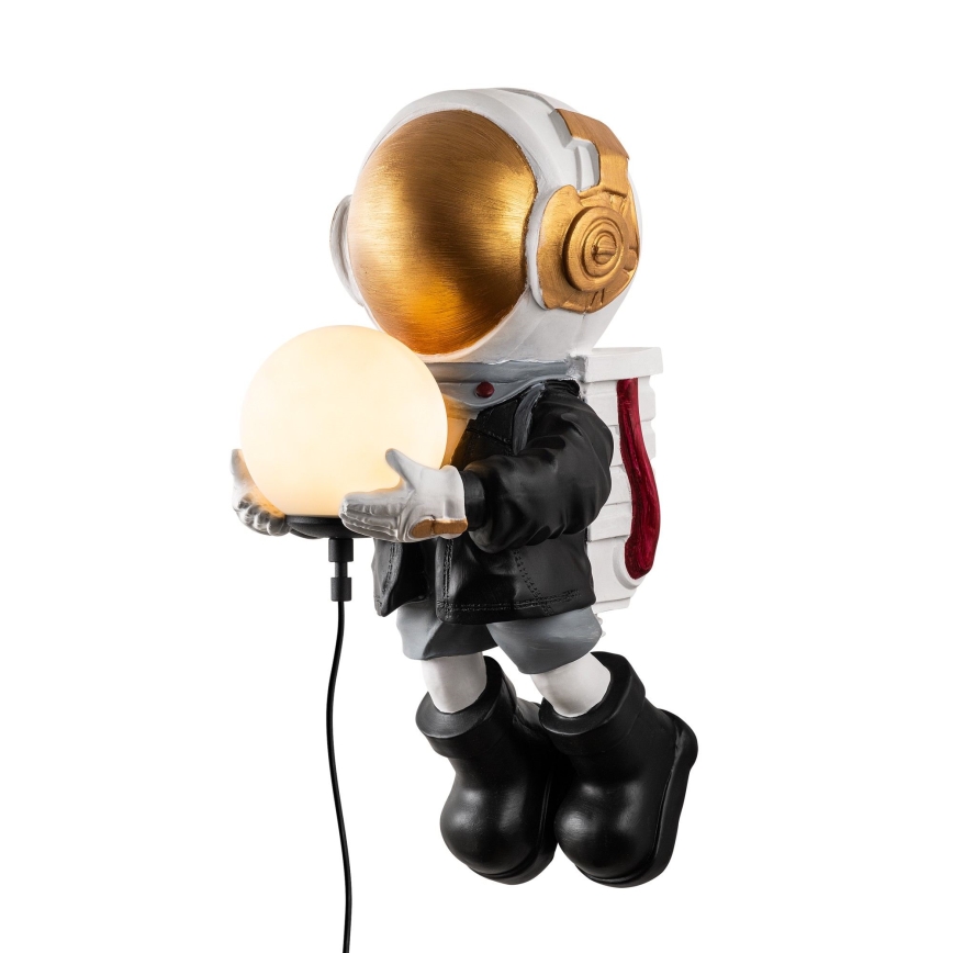 Kinder-Wandleuchte ASTRONAUT 1xE14/40W/230V kupferfarben