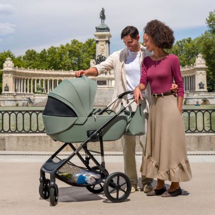 KINDERKRAFT - 3-in-1 Kombikinderwagen PRIME 3 Dunkelgrün