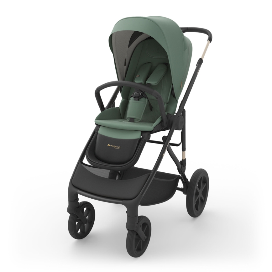 KINDERKRAFT - 3-in-1 Kombikinderwagen PRIME 3 Dunkelgrün
