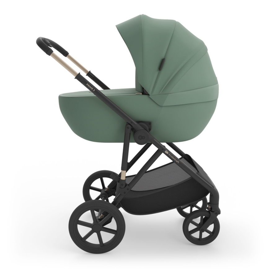 KINDERKRAFT - 3-in-1 Kombikinderwagen PRIME 3 Dunkelgrün