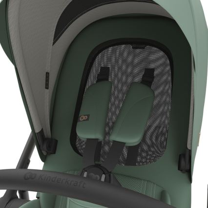 KINDERKRAFT - 3-in-1 Kombikinderwagen PRIME 3 Dunkelgrün