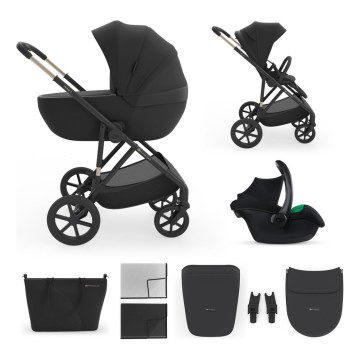 KINDERKRAFT - 3-in-1 Kombikinderwagen PRIME 3 Venezian Black