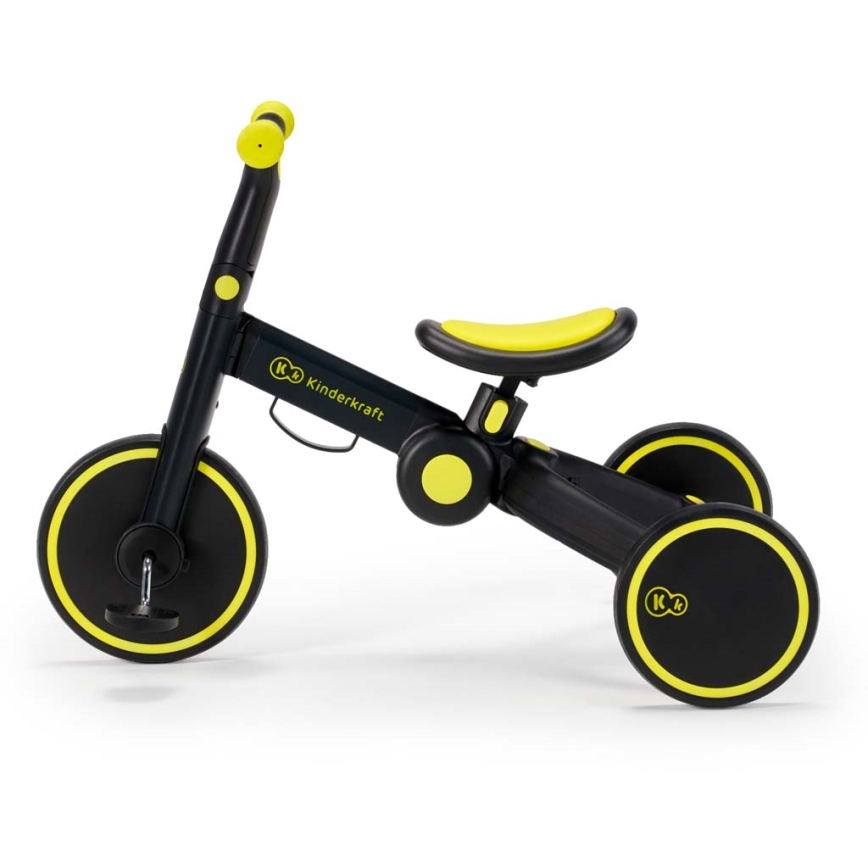 KINDERKRAFT - Kinderlaufrad 3in1 4TRIKE gelb/schwarz