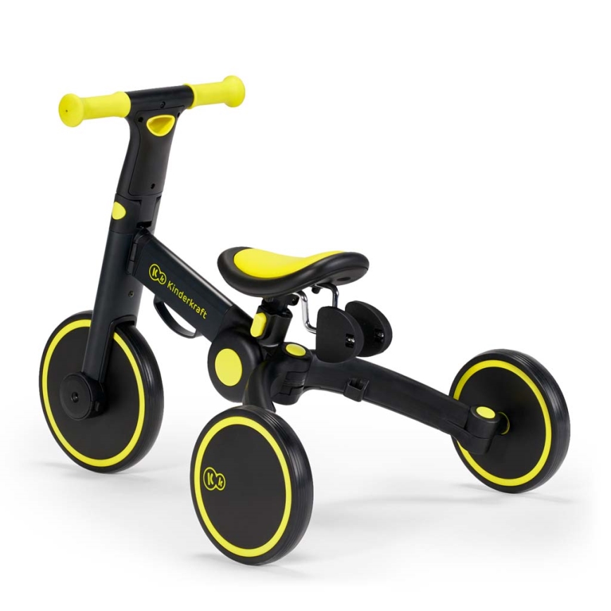 KINDERKRAFT - Kinderlaufrad 3in1 4TRIKE gelb/schwarz