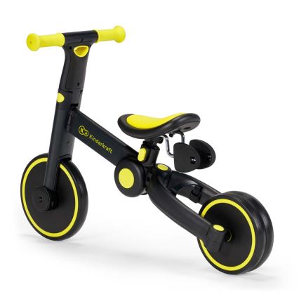 KINDERKRAFT - Kinderlaufrad 3in1 4TRIKE gelb/schwarz