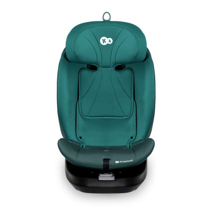 KINDERKRAFT - Autokindersitz I-GROW i-Size 40–150 cm mit drehbarer Basis, türkis