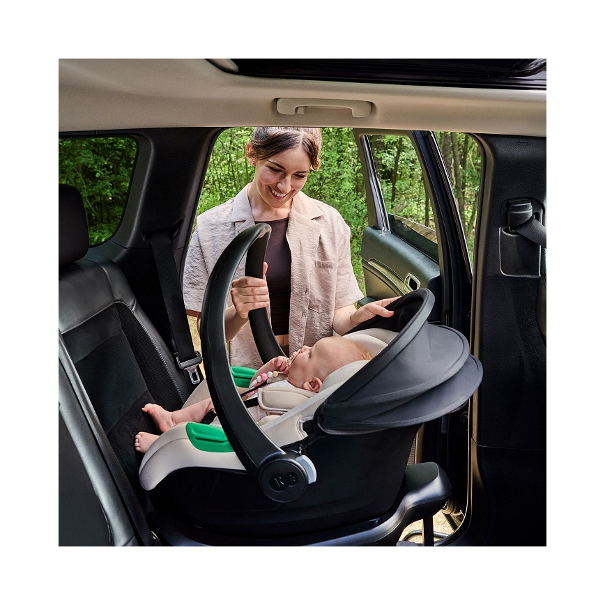 KINDERKRAFT - Autokindersitz MINK PRO 2 40-87 cm (0-13 kg) beige