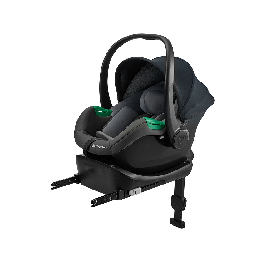 KINDERKRAFT - Autokindersitz MINK PRO 2 40-87 cm (0-13 kg) grau