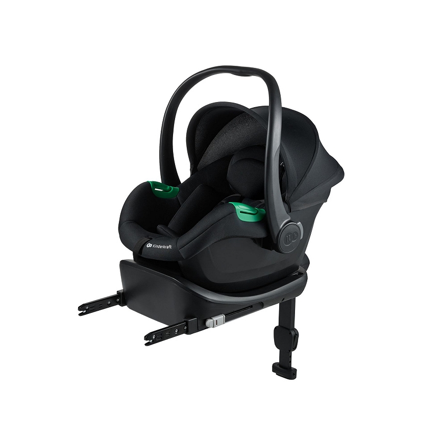 KINDERKRAFT - Autokindersitz MINK PRO 2 40-87 cm (0-13 kg) schwarz