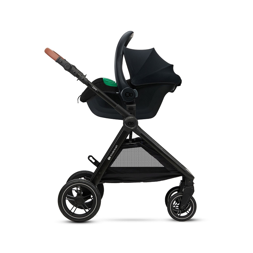 KINDERKRAFT - Autokindersitz MINK PRO 2 40-87 cm (0-13 kg) schwarz