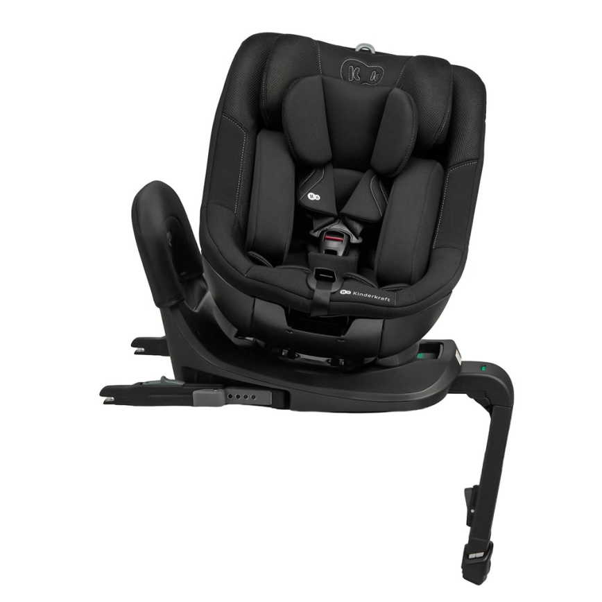 KINDERKRAFT - Autokindersitz mit drehbarer Basis I-GUARD i-Size 40-105 cm schwarz