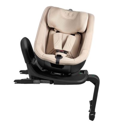 KINDERKRAFT - Kindersitz mit drehbarer Basis I-GUARD PRO i-Size 61-105 cm beige