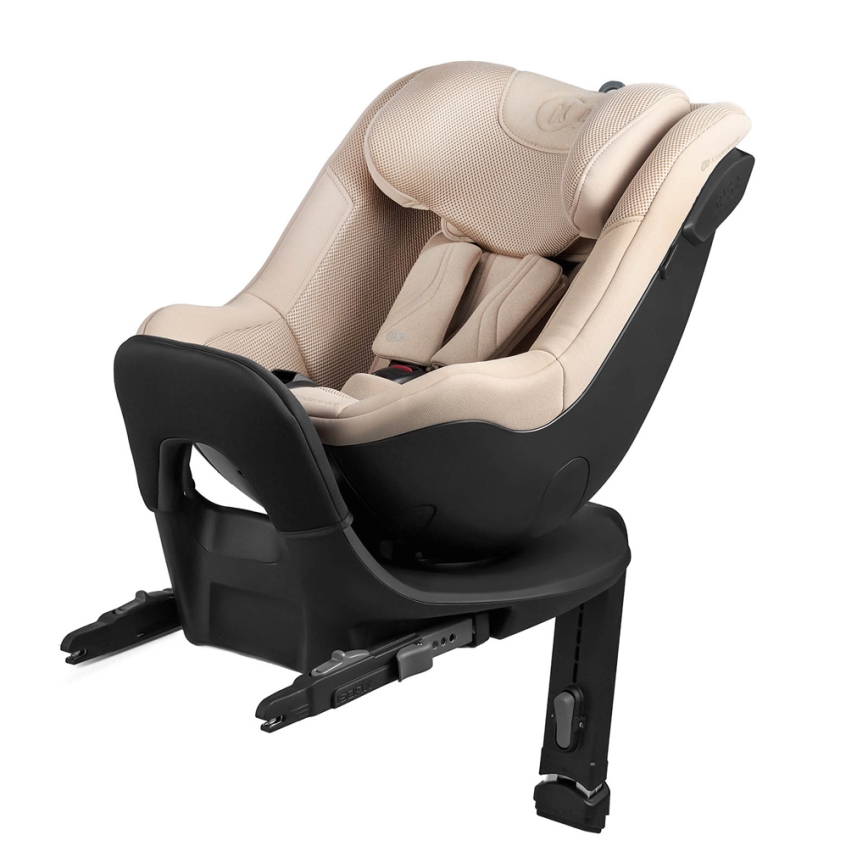 KINDERKRAFT - Kindersitz mit drehbarer Basis I-GUARD PRO i-Size 61-105 cm beige